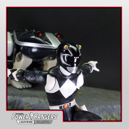 Ninjetti Black Frog Helmet | Lightning Collection Custom | Power Rangers | 3D Printed | Created by DPToySculpts