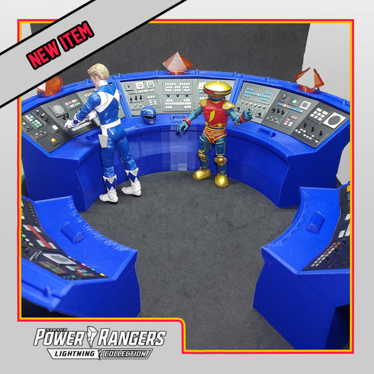 Mighty Morphin Power Rangers Lightning Collection - 3D Printed Command Center Diorama