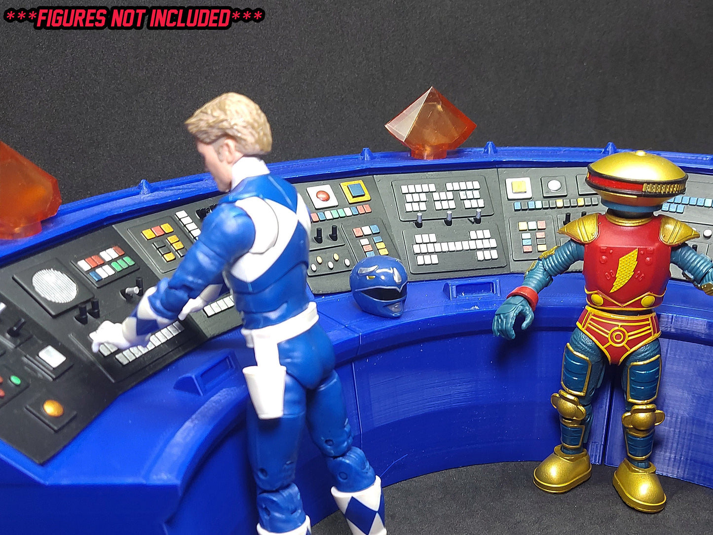 Mighty Morphin Power Rangers Lightning Collection - 3D Printed Command Center Diorama