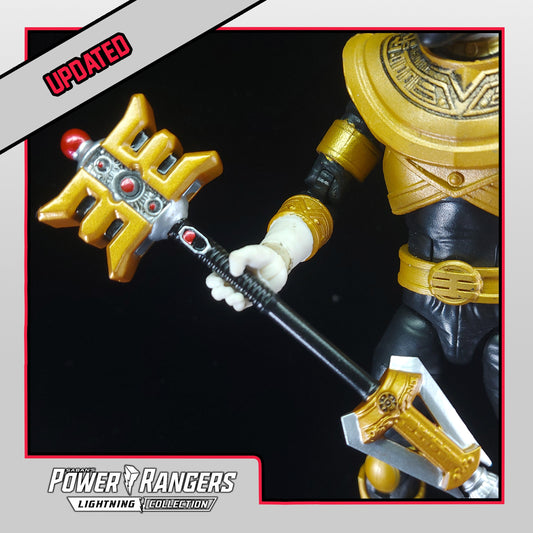 Power Rangers Zeo - Gold Zeo Staff - Lightning Collection Accessories