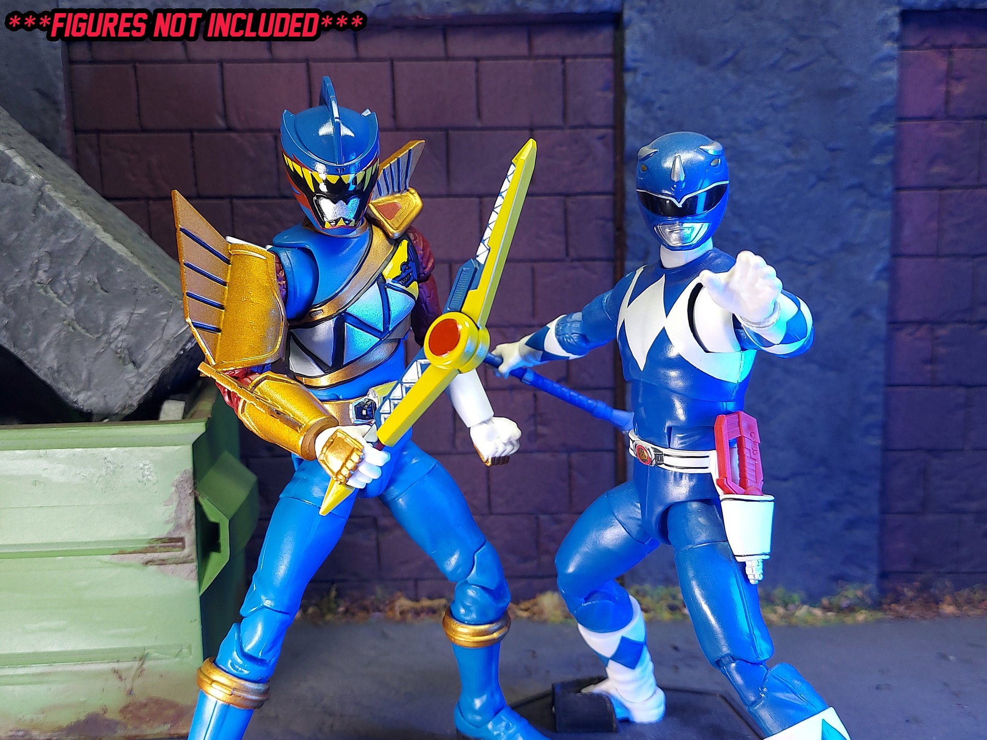 Power Rangers Dino Charge Dark Ranger | Talon Ranger Conversion Kit | Lightning Collection Accessories