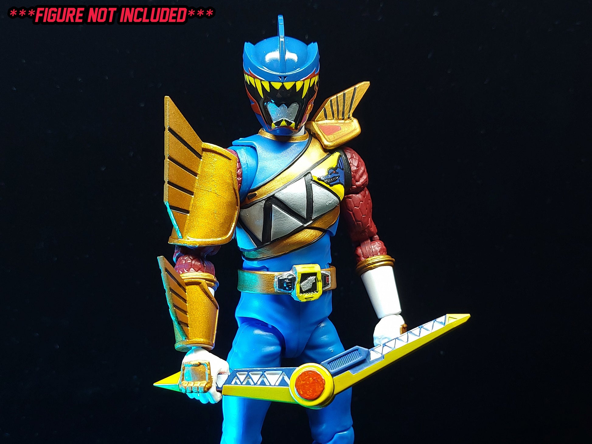 Power Rangers Dino Charge Dark Ranger | Talon Ranger Conversion Kit | Lightning Collection Accessories