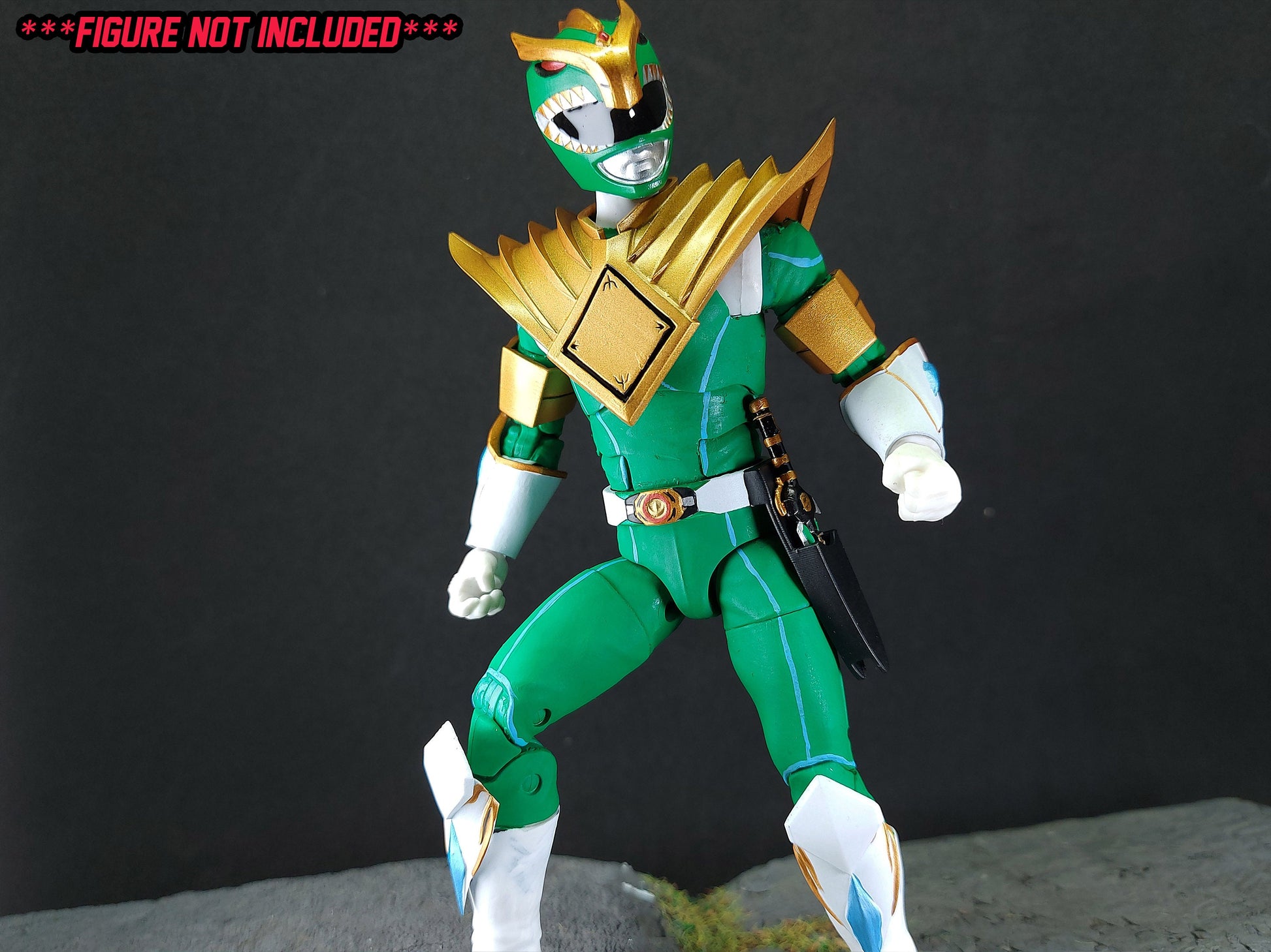 Power Rangers Matthew Cook - Green Ranger | Conversion Kit | Lightning Collection Accessories