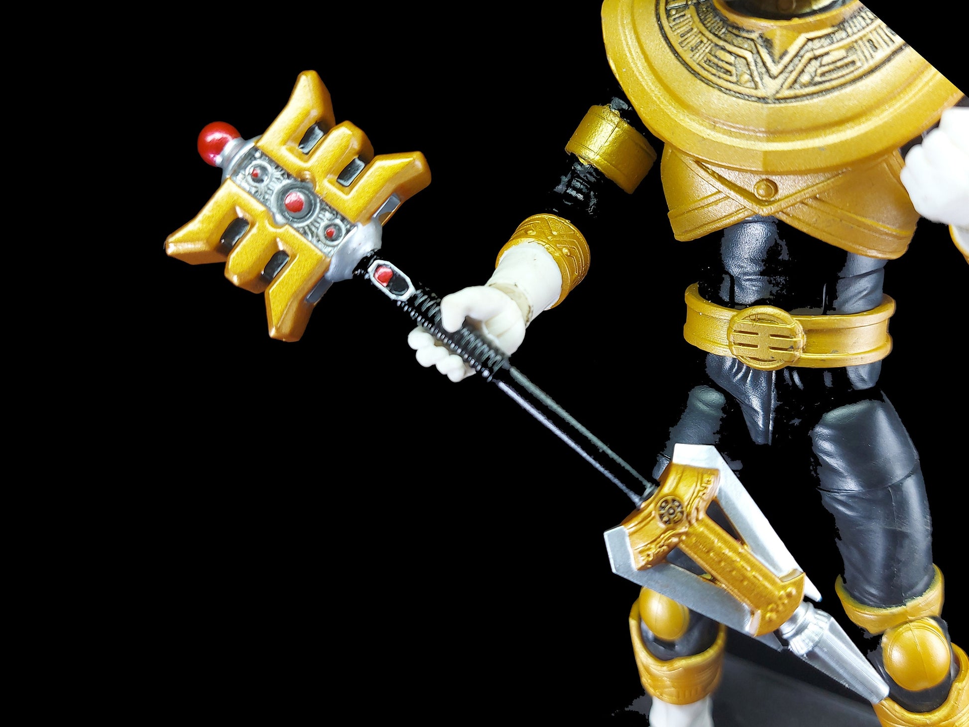 Power Rangers Zeo - Gold Zeo Staff - Lightning Collection Accessories