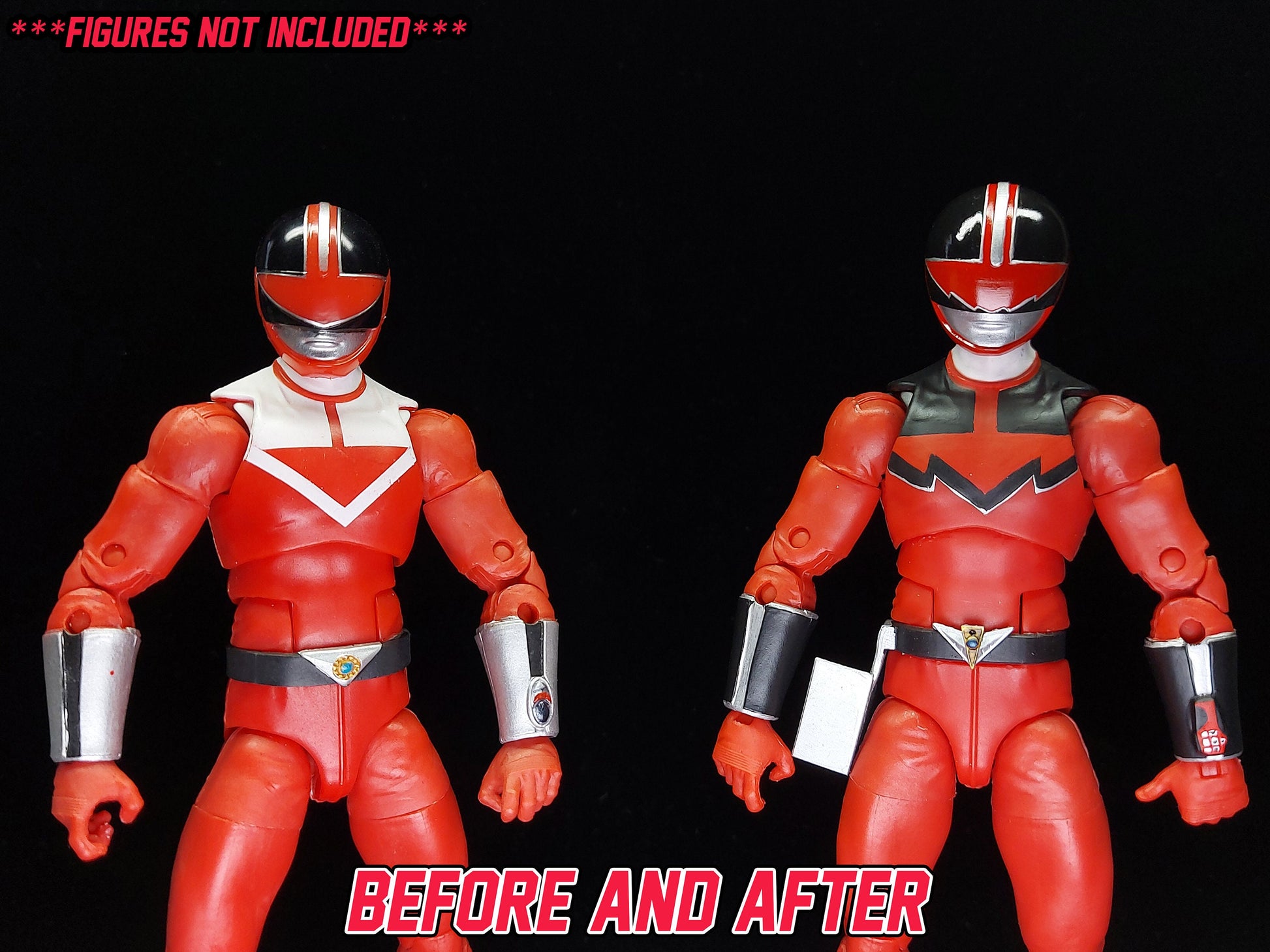Power Rangers Time Force - Quantum Ranger | Conversion Kit | Lightning Collection Accessories