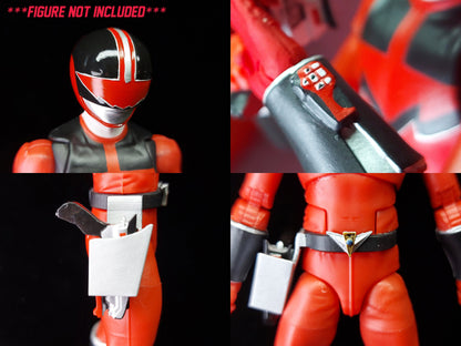 Power Rangers Time Force - Quantum Ranger | Conversion Kit | Lightning Collection Accessories