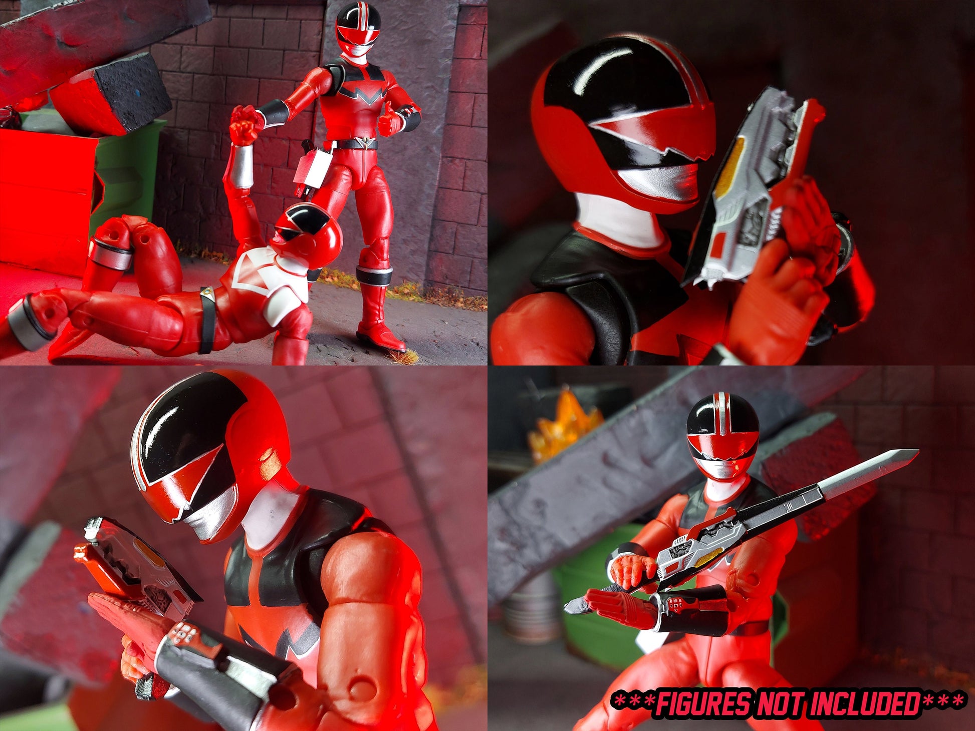 Power Rangers Time Force - Quantum Ranger | Conversion Kit | Lightning Collection Accessories