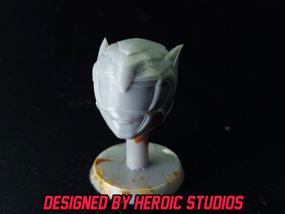 Yellow Griffin Thunderzord Helmet | Lightning Collection Accesory | 3D Printed | Created by Heroic Studios
