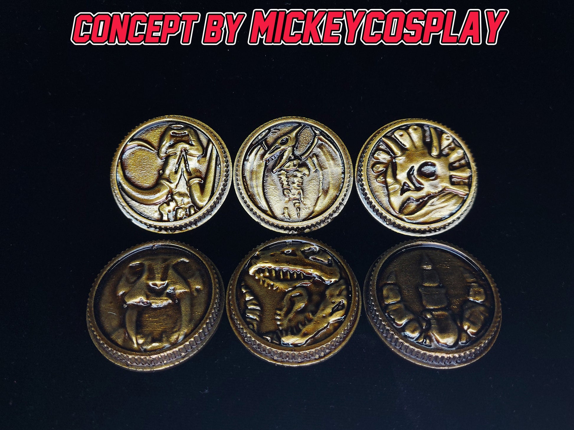 Power Rangers Dino Fossil Power Coins [Legacy Morpher - Lightning Collection Morpher]