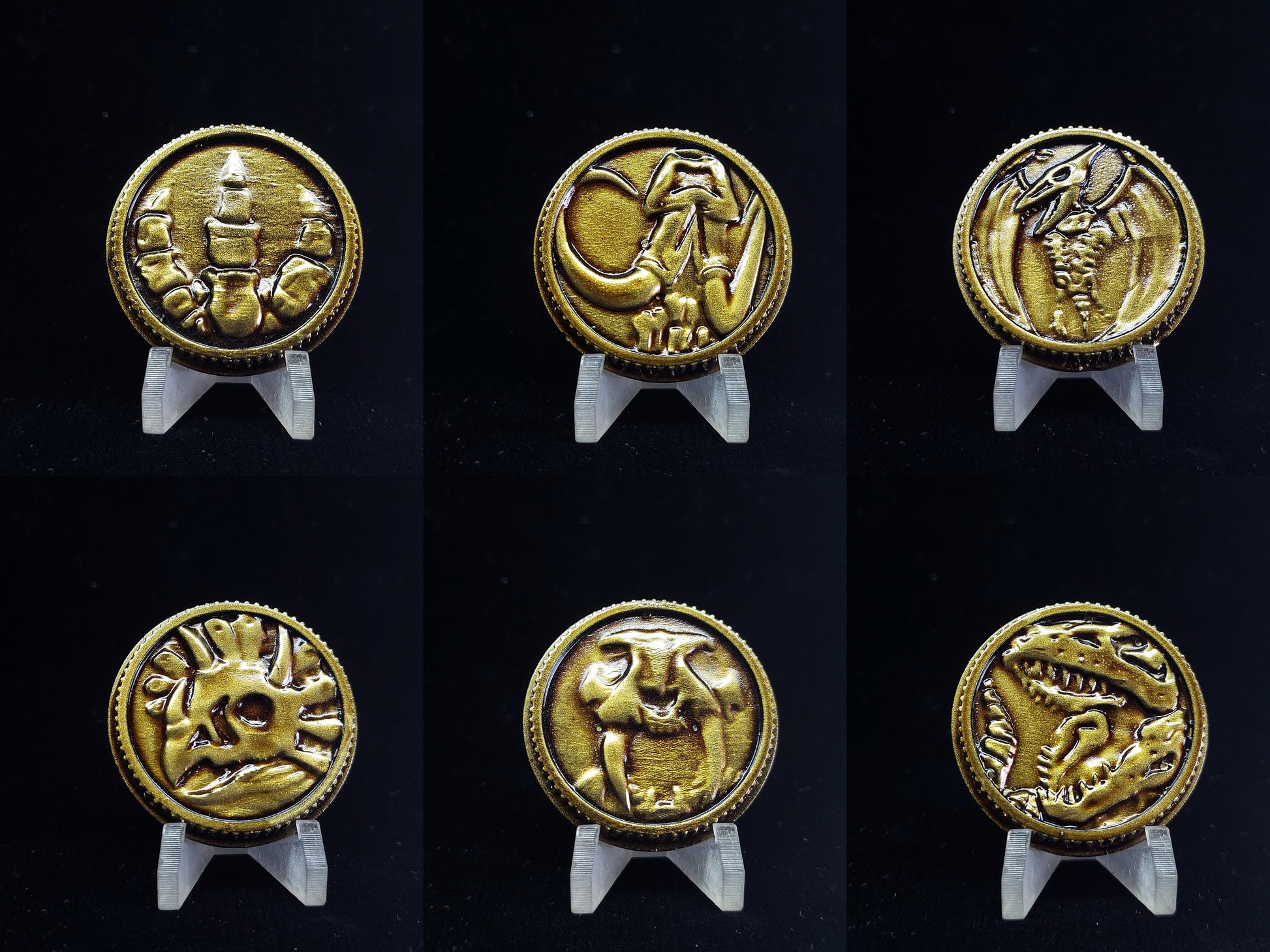 Power Rangers Dino Fossil Power Coins [Legacy Morpher - Lightning Collection Morpher]