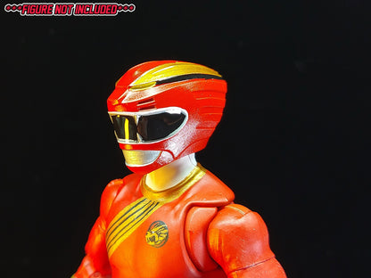 Red Wild Force Helmet | Lightning Collection Accesory | 3D Printed