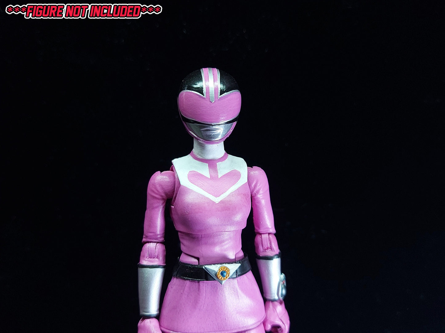 Pink Time Force Ranger Helmet | Lightning Collection Accesory | 3D Printed