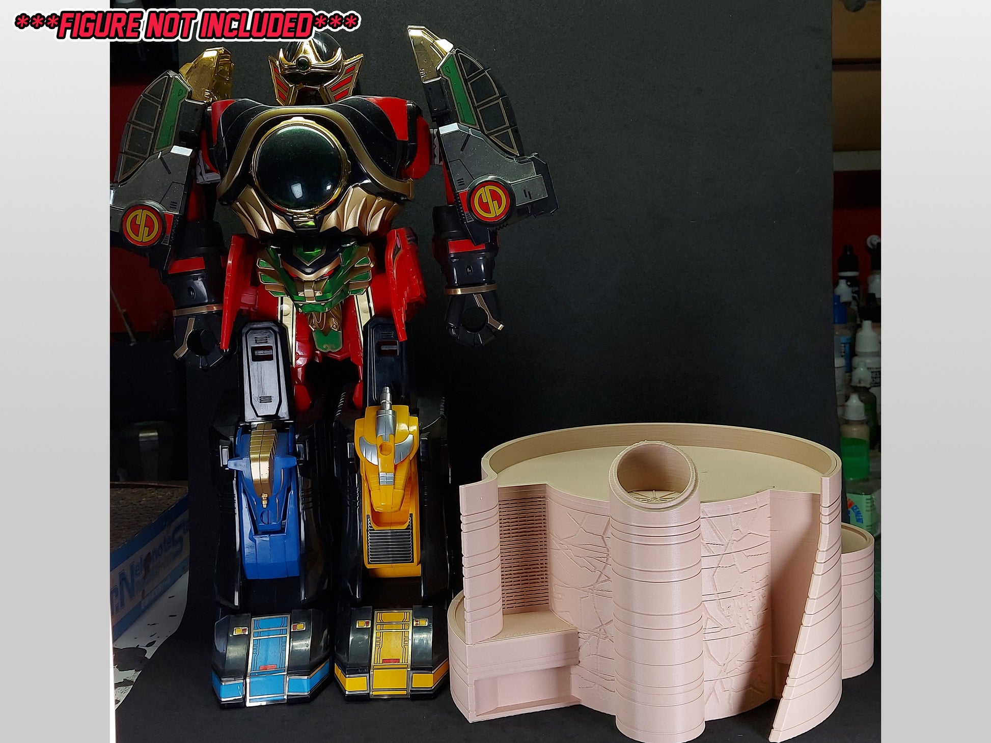 Mighty Morphin Power Rangers Command Center / House of the Book - 3D Printed Diorama piece