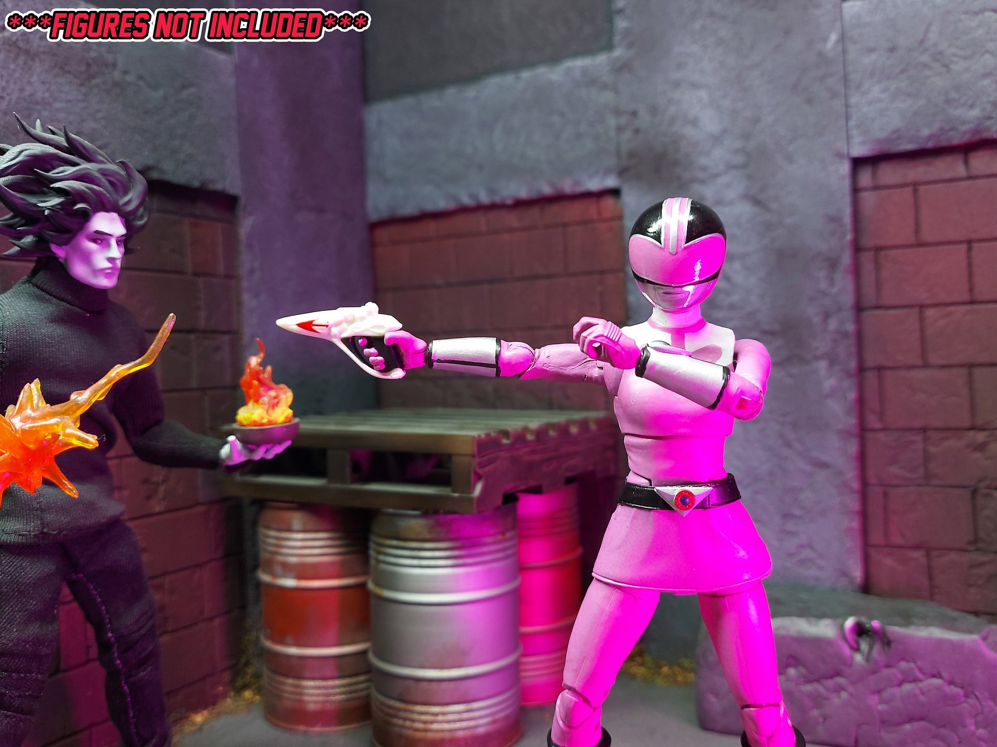Pink Time Force Ranger Helmet | Lightning Collection Accesory | 3D Printed