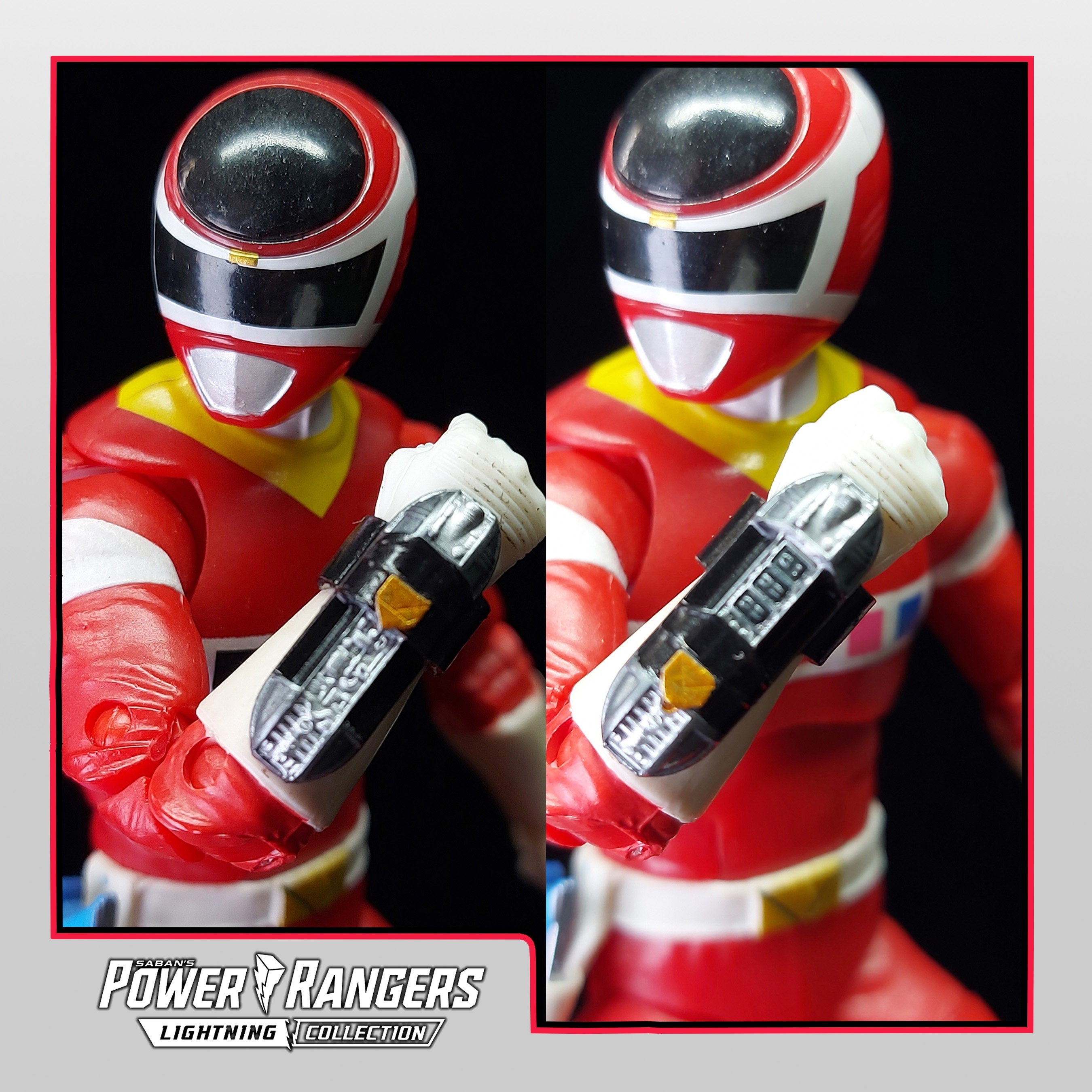 Power Rangers In Space Mini Battlizer Gauntlet / MegaRanger Battle Ris ...