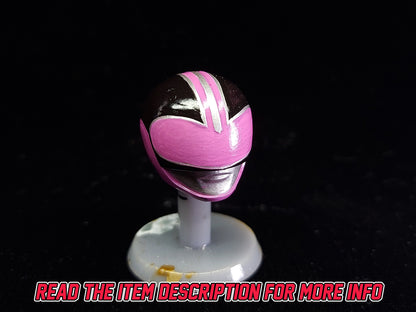 Pink Time Force Ranger Helmet | Lightning Collection Accesory | 3D Printed