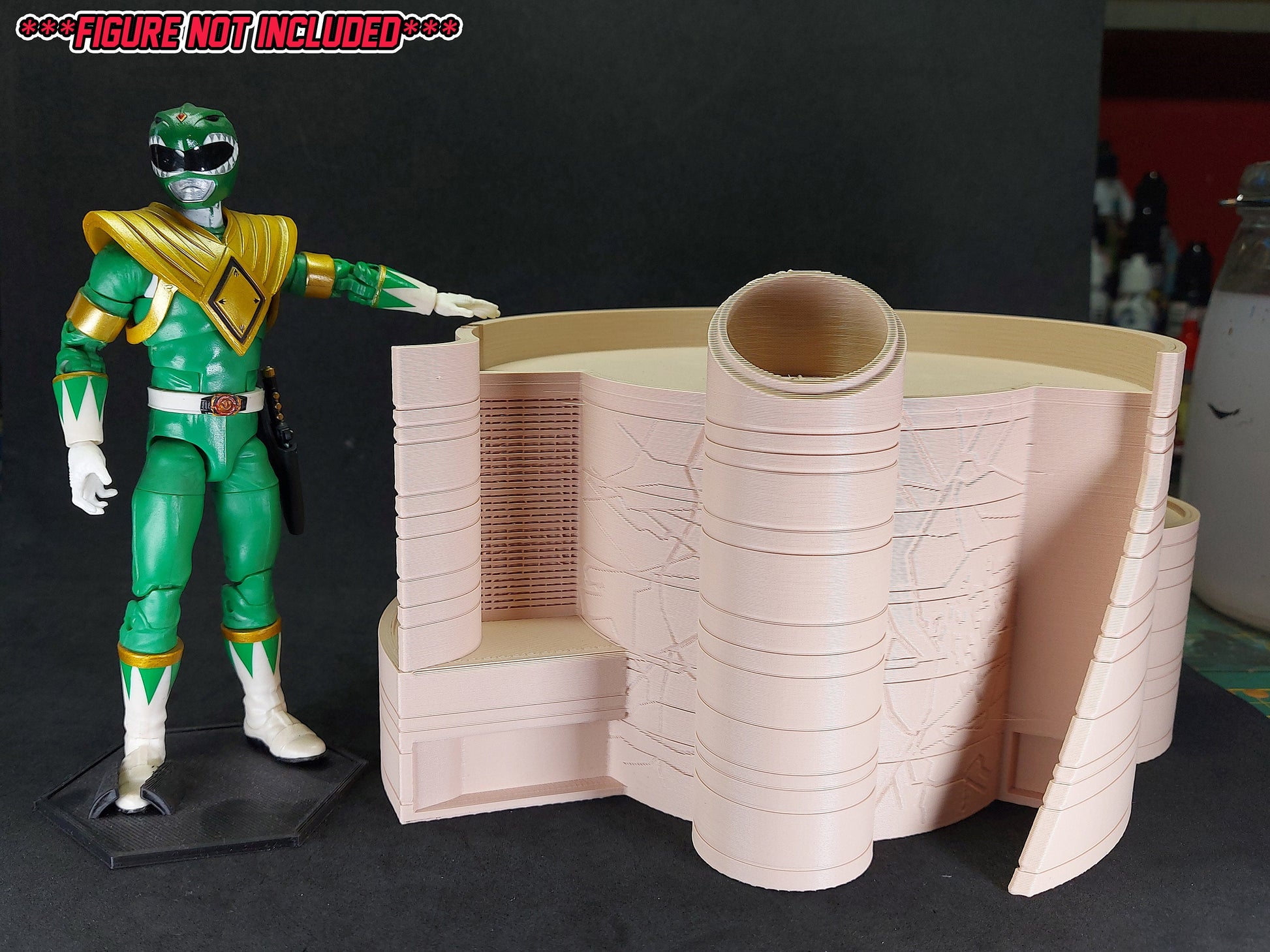Mighty Morphin Power Rangers Command Center / House of the Book - 3D Printed Diorama piece