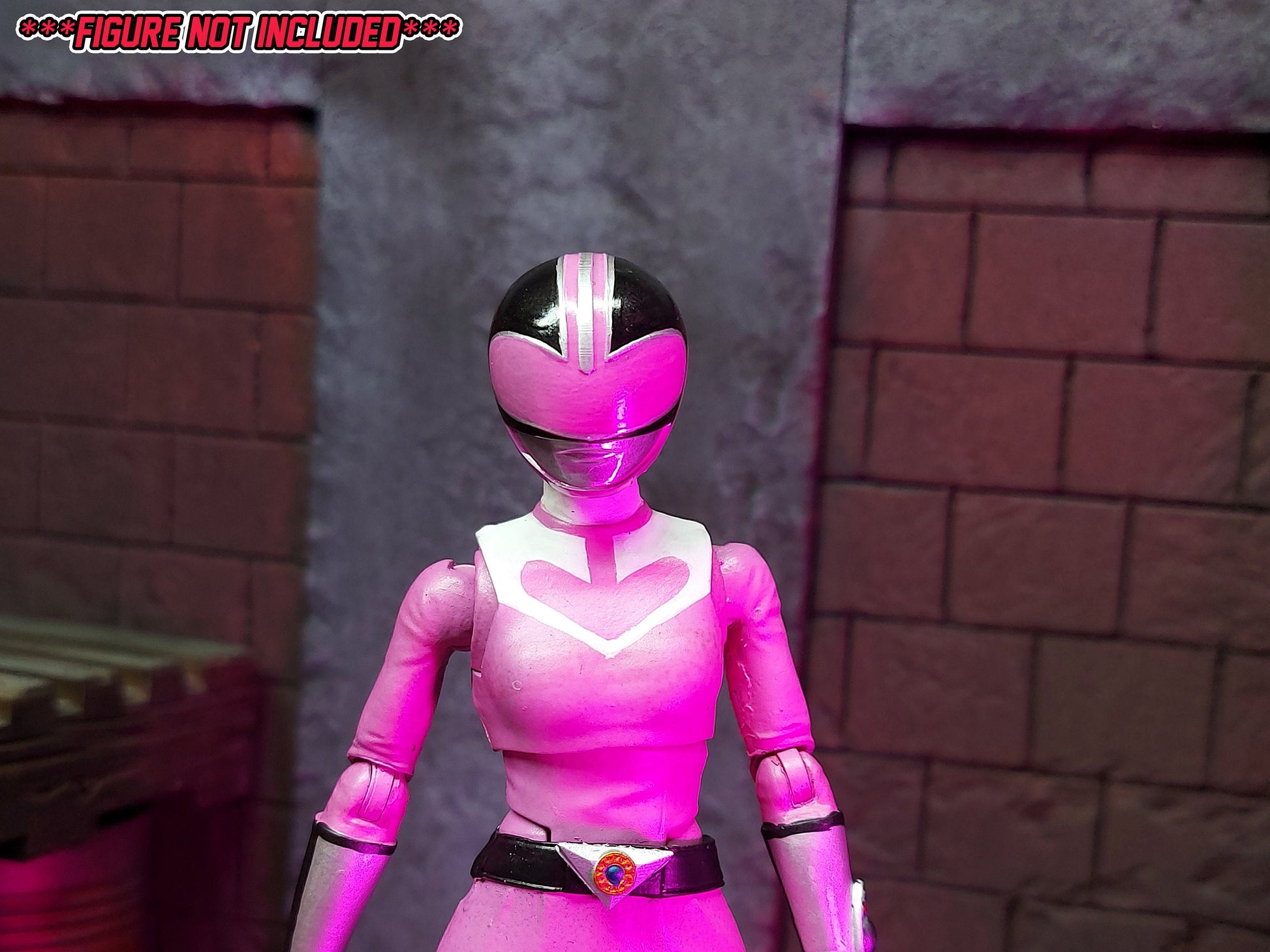 Pink Time Force Ranger Helmet | Lightning Collection Accesory | 3D Printed