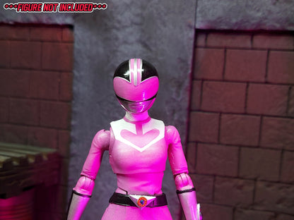 Pink Time Force Ranger Helmet | Lightning Collection Accesory | 3D Printed