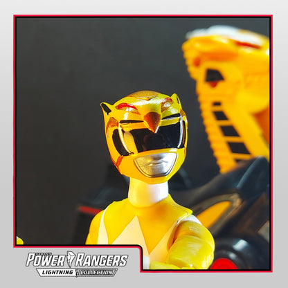 Yellow Griffin Thunderzord Helmet | Lightning Collection Accesory | 3D Printed | Created by Heroic Studios
