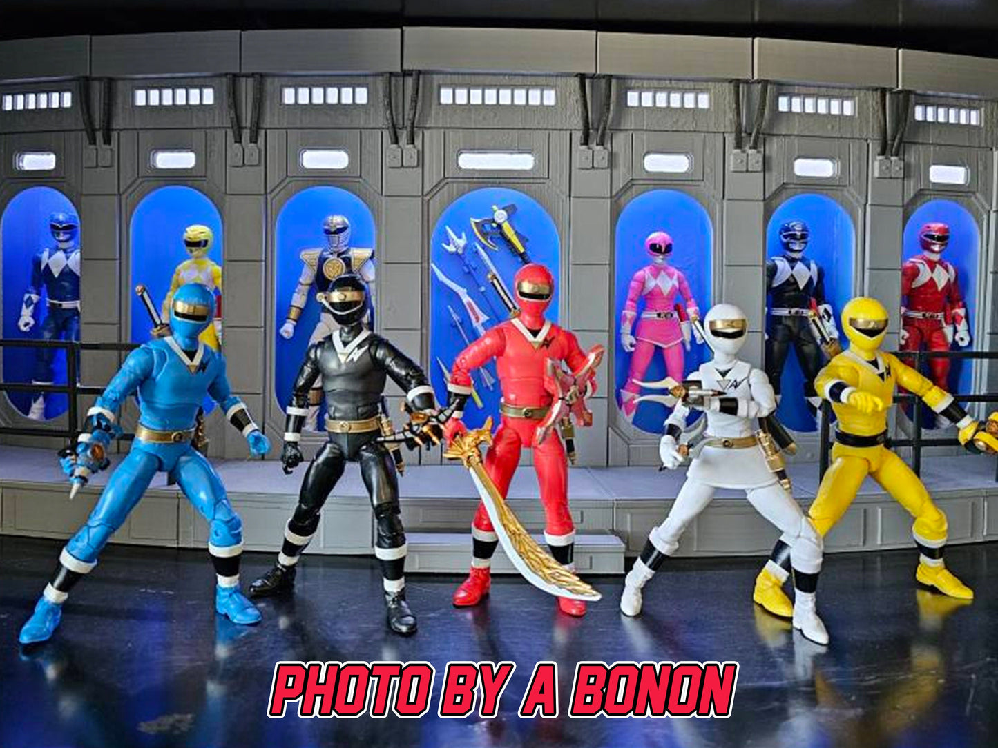 Power Rangers Alien Rangers - Ninja Sentai Kakuranger | Lightning Collection | Weapons Sets
