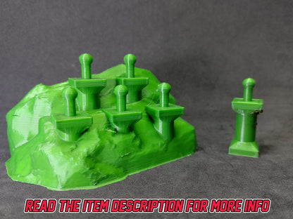 Lightning Collection Helmet Stands | Lightning Collection Accesory | 3D Printed