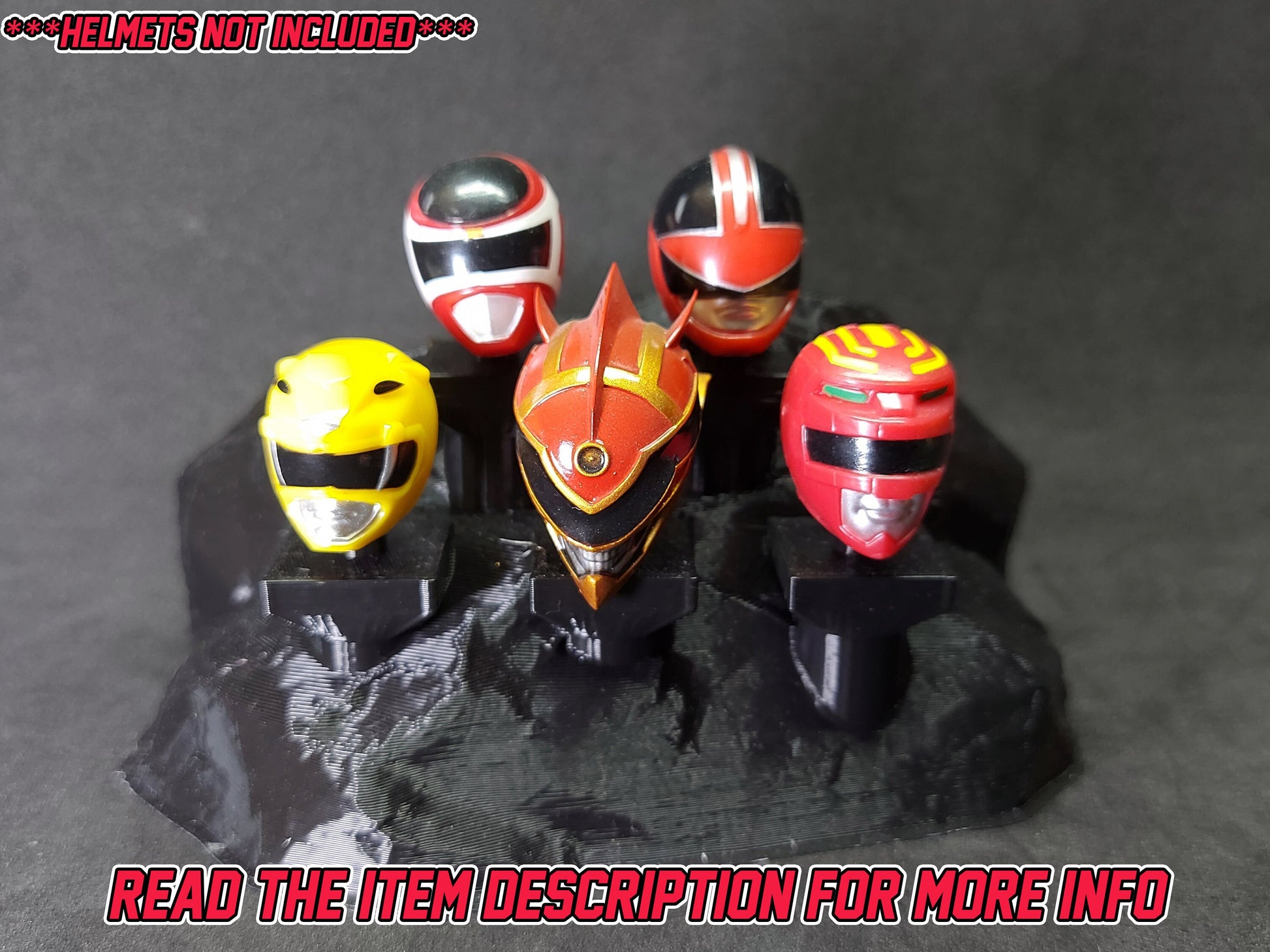 Lightning Collection Helmet Rock Stand | Lightning Collection Accesory | 3D Printed
