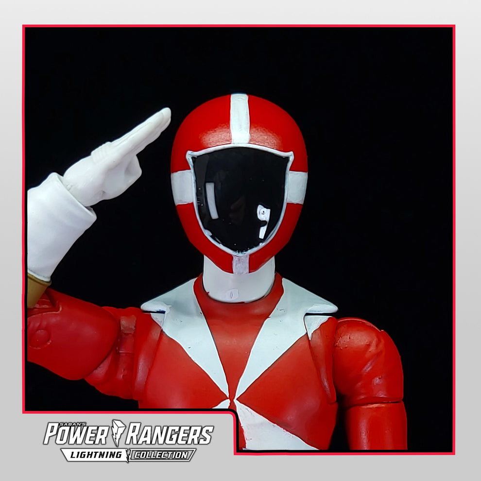 Red Rangers Helmetless Red Lightspeed Rescue Ranger Helmet | Lightning Collection Accesory ...