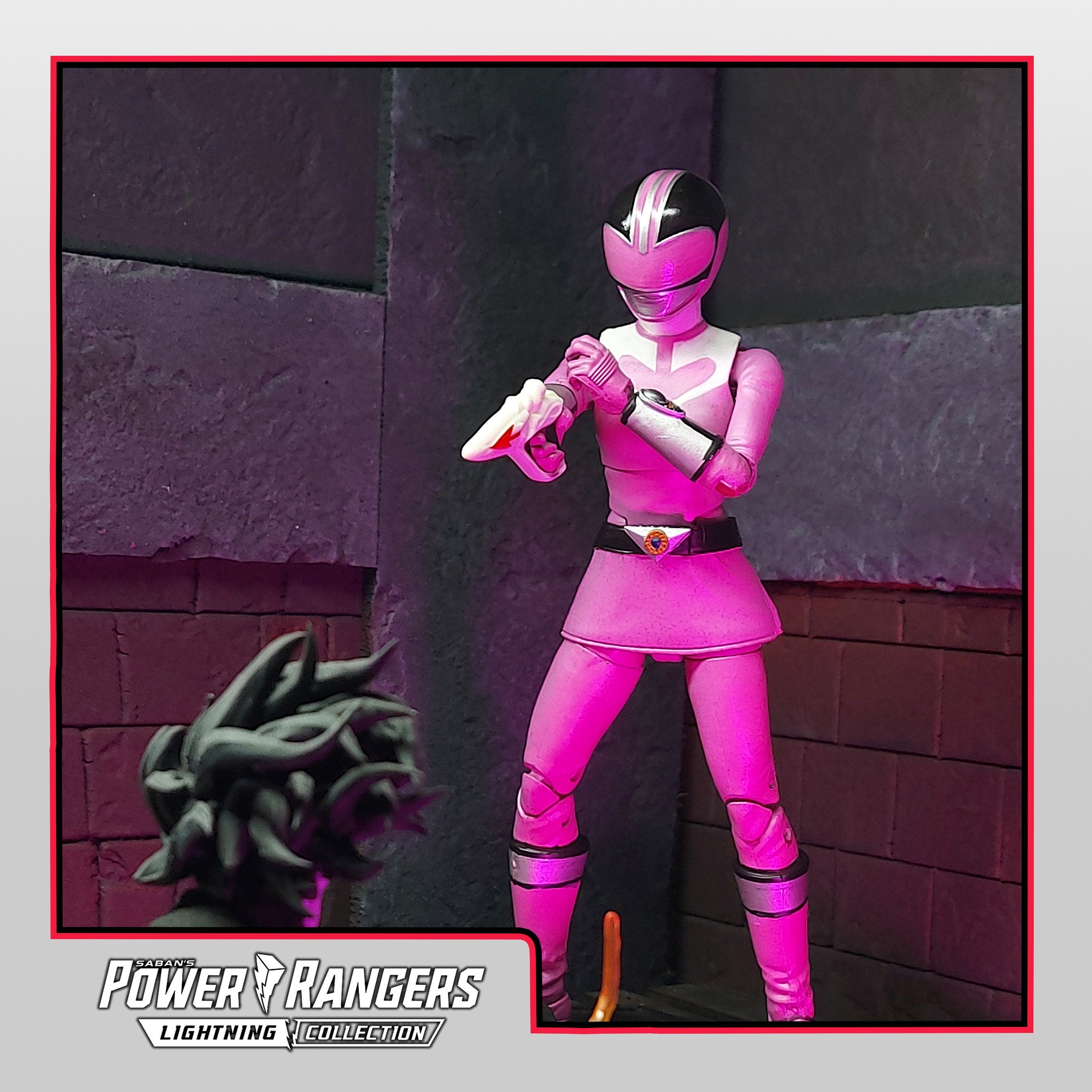 Pink Time Force Ranger Helmet | Lightning Collection Accesory | 3D Pri ...