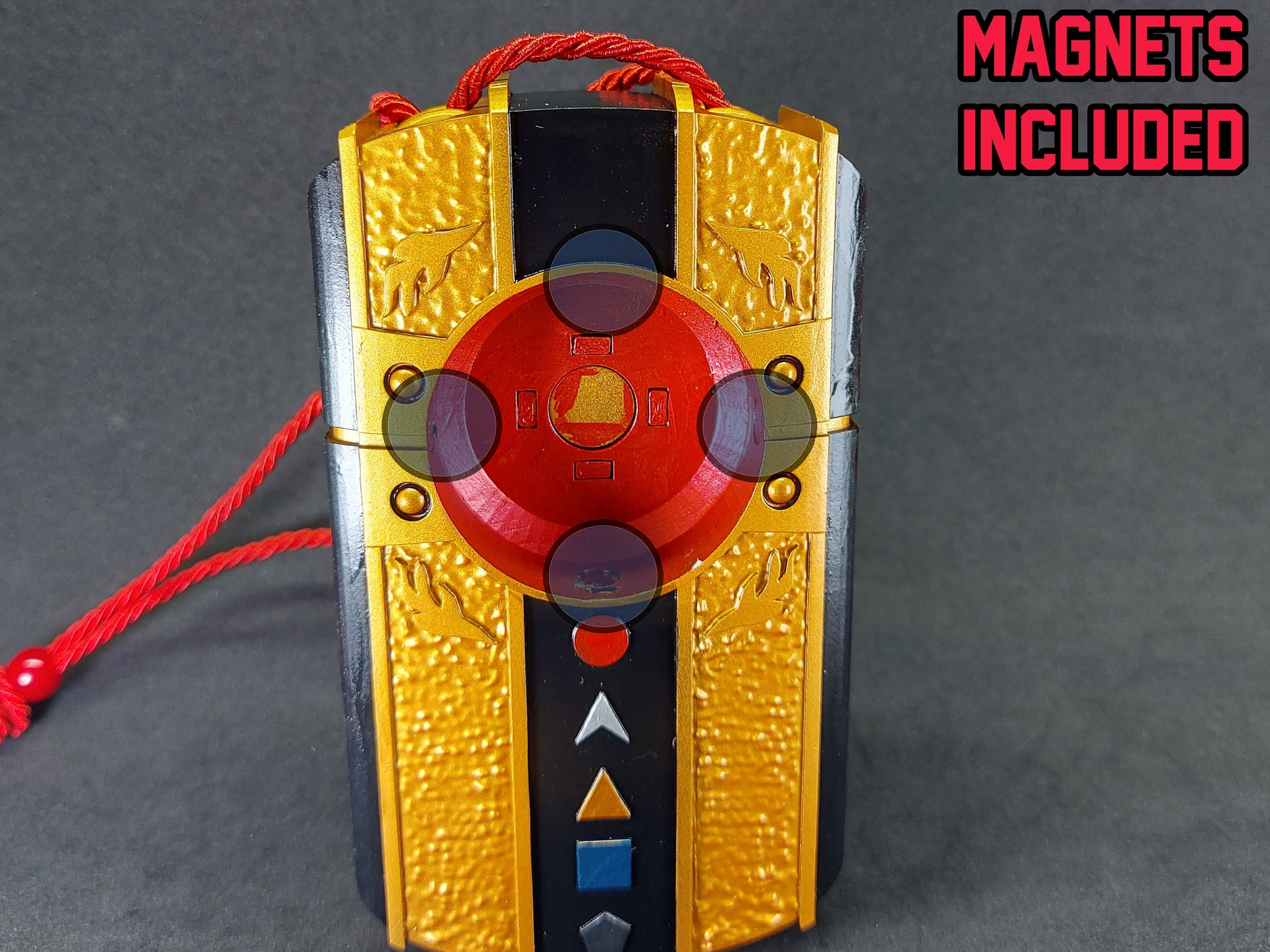 3D Printed & Painted Power Rangers - Aquitar Morpher / Doron Changer - Kakuranger | Display Prop