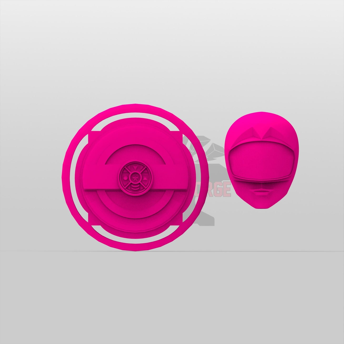 Power Rangers Zeo - Lightning Collection Pink Ranger Painted Helmet & Shield