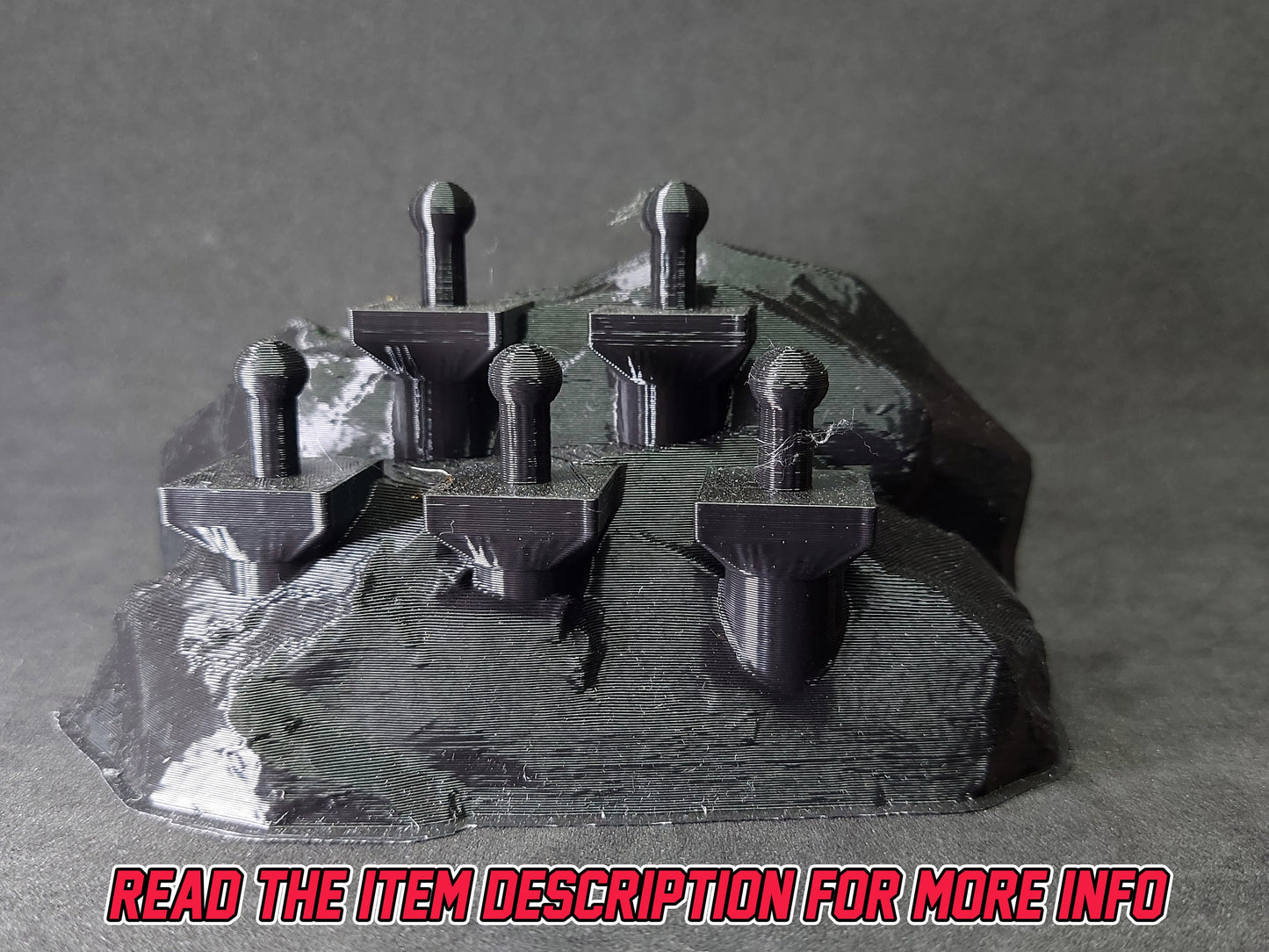 Lightning Collection Helmet Rock Stand | Lightning Collection Accesory | 3D Printed