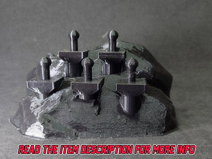 Lightning Collection Helmet Rock Stand | Lightning Collection Accesory | 3D Printed