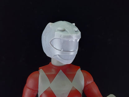 White Wild Force / Gaoranger Ranger Helmet | Lightning Collection / 1:12 Accessory | 3D Printed