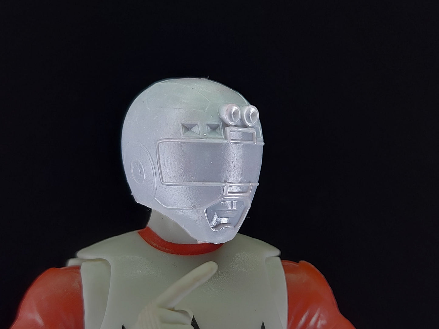 Green Turbo Ranger / Green Racer Helmet | Lightning Collection / 1:12 Accessory | 3D Printed
