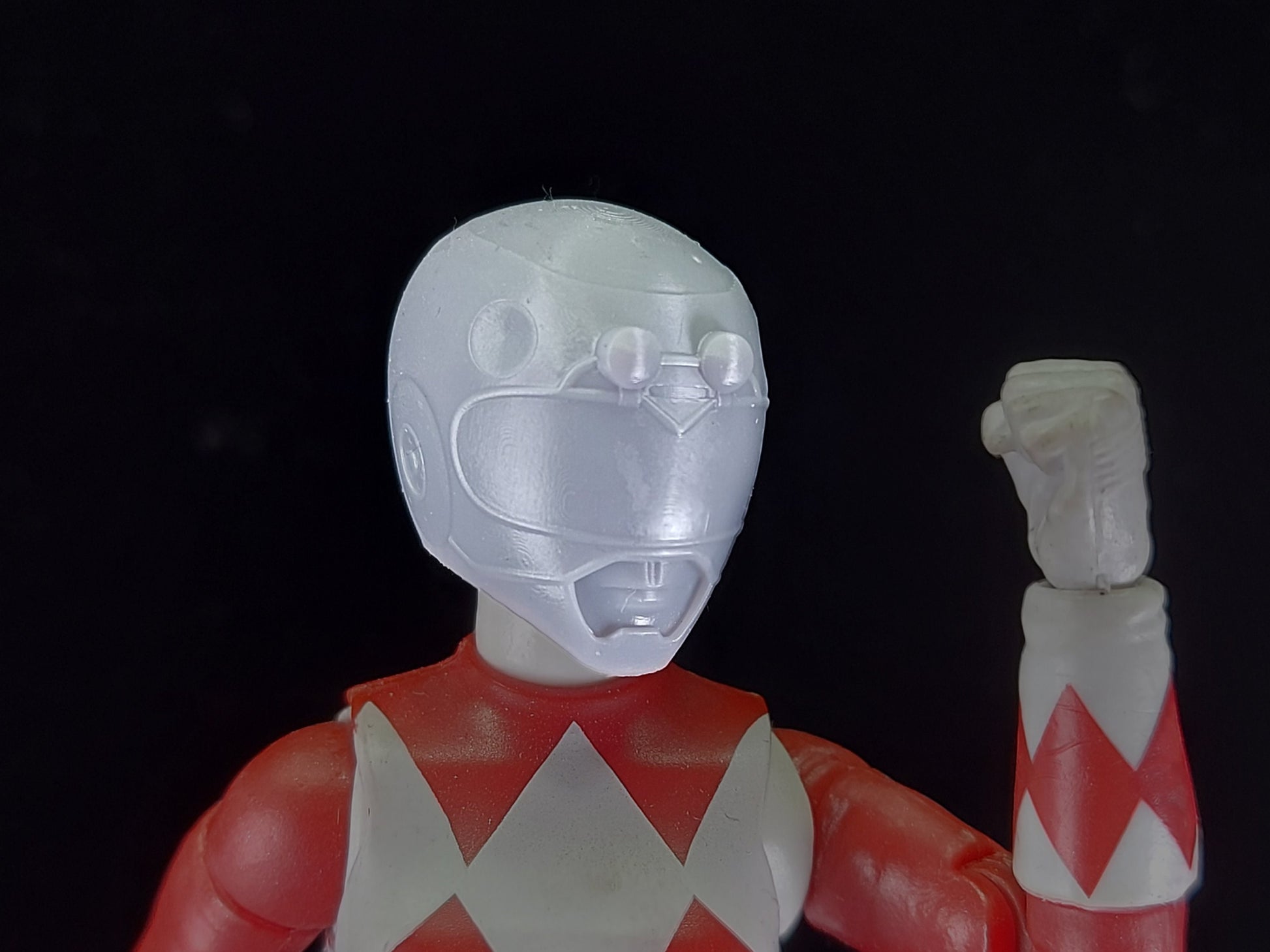Pink Turbo Ranger / Pink Racer Helmet | Lightning Collection / 1:12 Accessory | 3D Printed