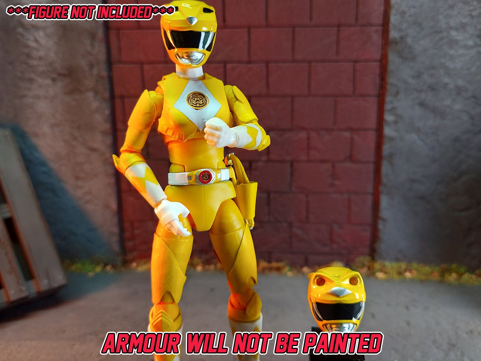 Mighty Morphin Power Rangers The Movie 1995 | Yellow Ranger | Lightning Collection Conversion Kit