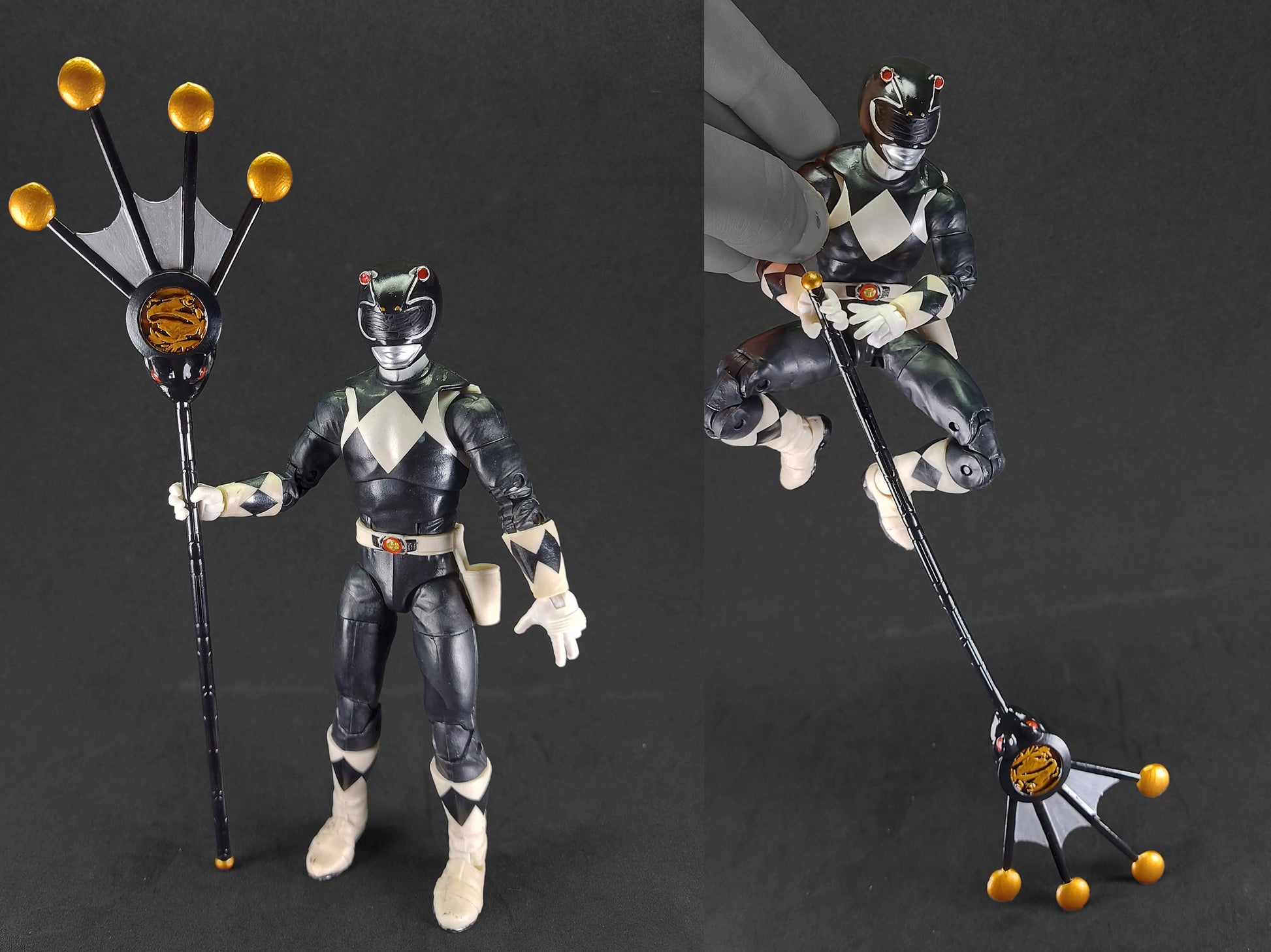 Ninjetti Frog Staff | Lightning Collection 1:12 figure Accesory | 3D Printed
