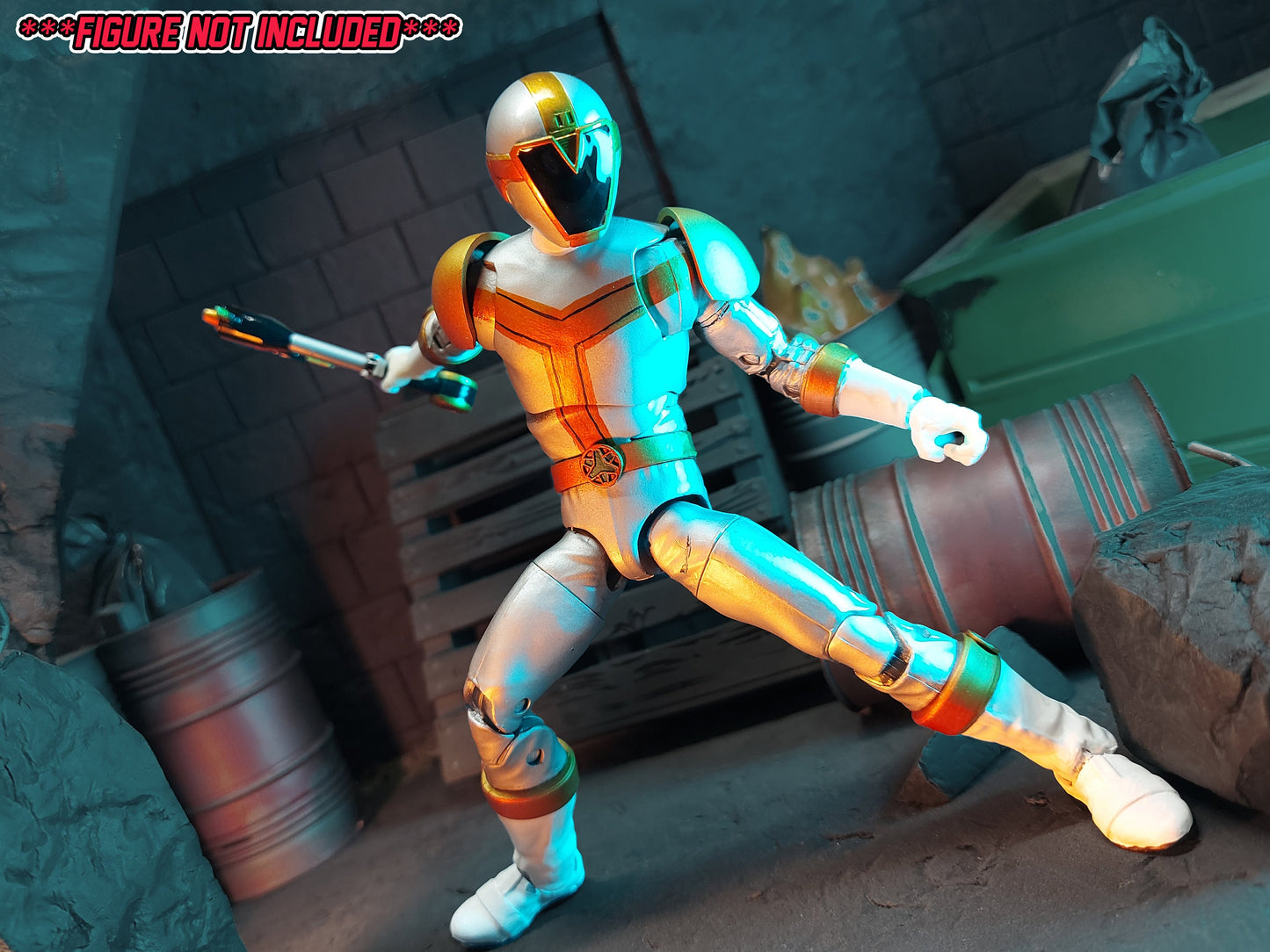 Power Rangers - Lightspeed Rescue Titanium Ranger | Conversion Kit | Lightning Collection Accessories