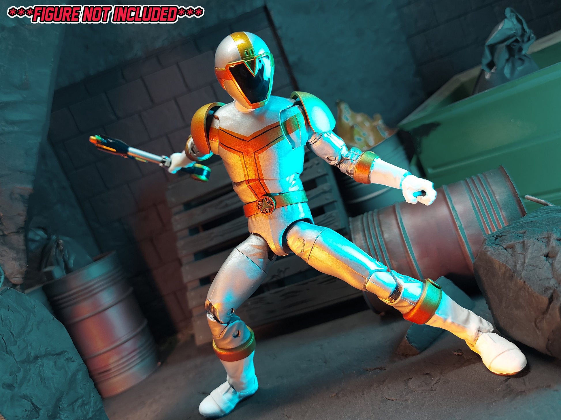 Power Rangers - Lightspeed Rescue Titanium Ranger | Conversion Kit | Lightning Collection Accessories