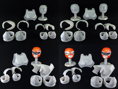 Mighty Morphin Power Rangers The Movie 1995 | Red Ranger | Lightning Collection Conversion Kit
