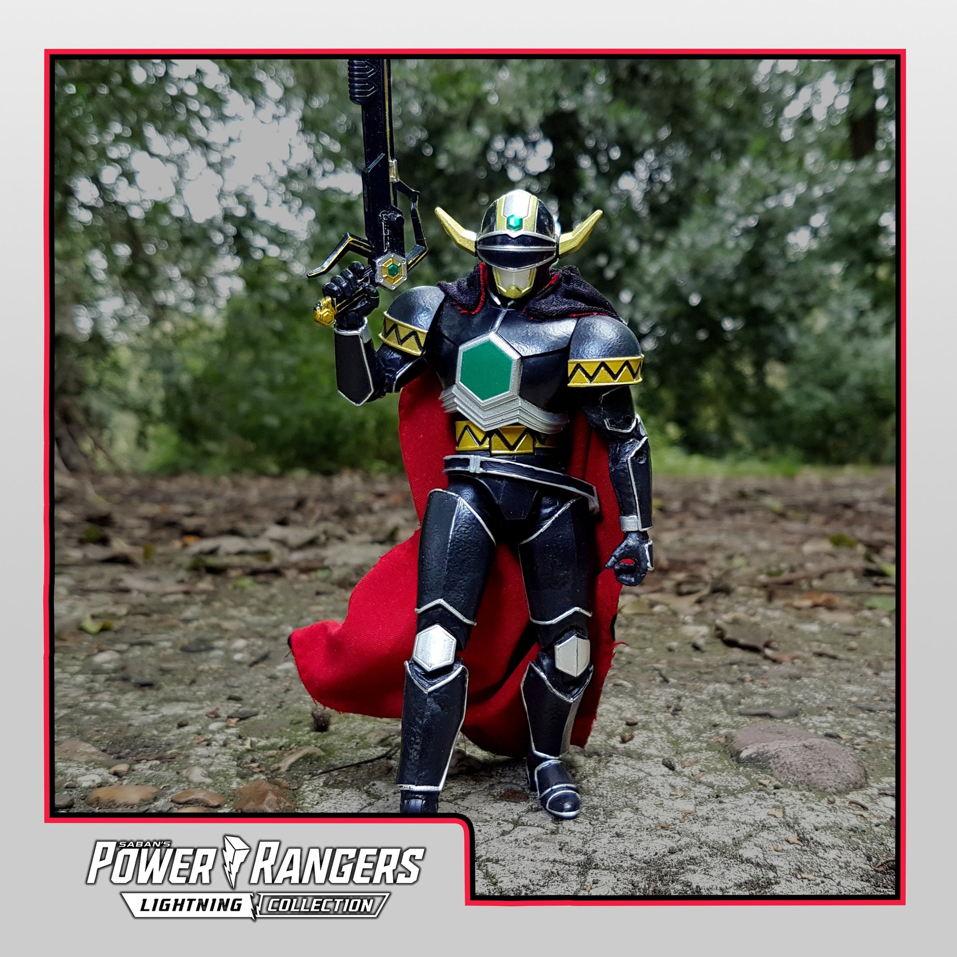 Power Rangers Lost Galaxy - Lightning Collection Magna Defender Cloth Wired Cape | HandMade