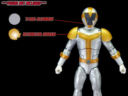 Power Rangers - Lightspeed Rescue Titanium Ranger | Conversion Kit | Lightning Collection Accessories