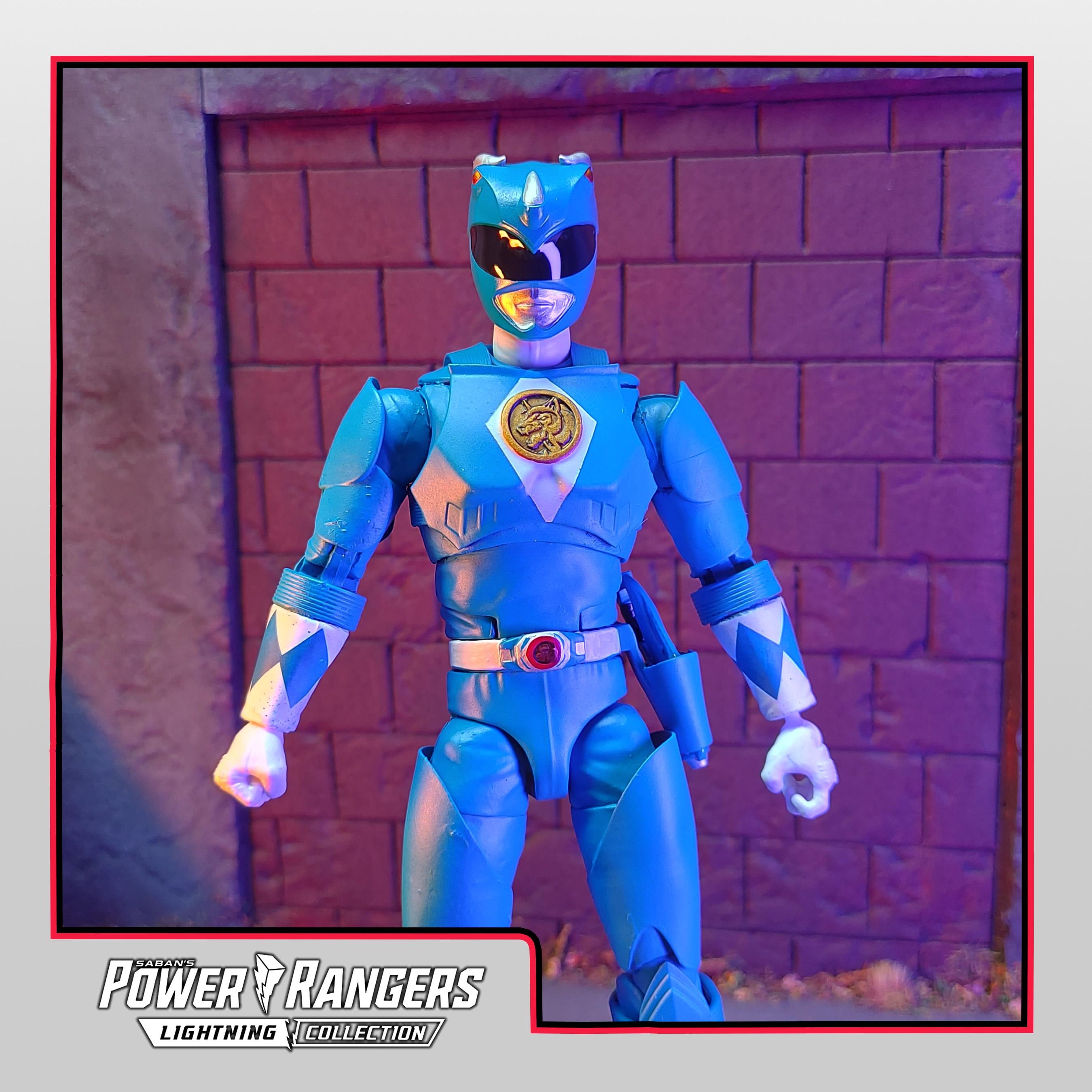 Mighty Morphin Power Rangers The Movie 1995 | Blue Ranger | Lightning ...