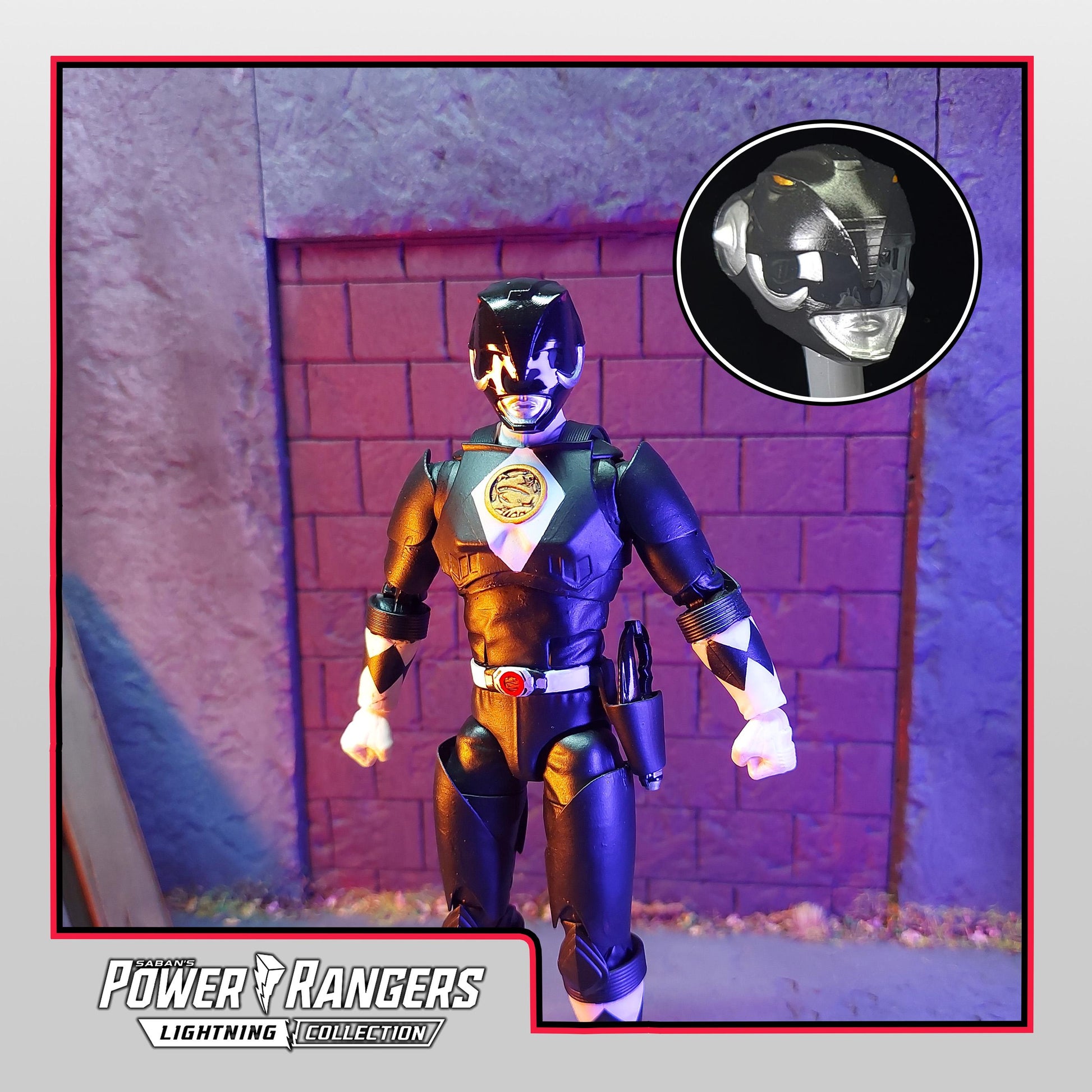 Mighty Morphin Power Rangers The Movie 1995 | Black Ranger | Lightning Collection Conversion Kit