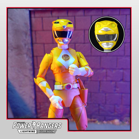 Mighty Morphin Power Rangers The Movie 1995 | Yellow Ranger | Lightning Collection Conversion Kit