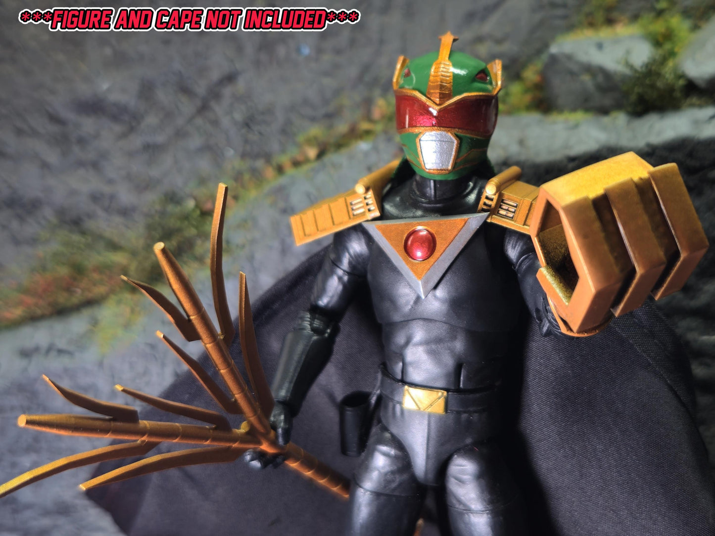 Power Rangers Serpentera Ranger Conversion Kit | 1/12 Lightning Collection Accessories | 3D Printed