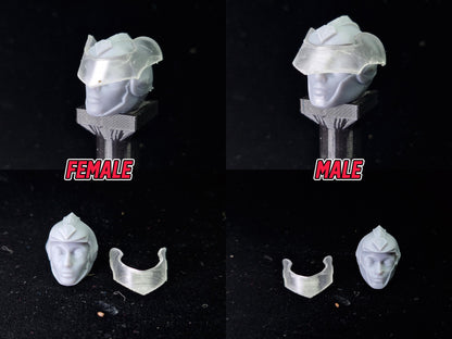Power Rangers Morphin Masters Helmet / Headsculpt | 1/12 Scale | 3D Printed