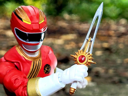 Power Rangers Wild Force | Gaoranger - Crystal Saber | Beast King Swords - Lightning Collection Accessories