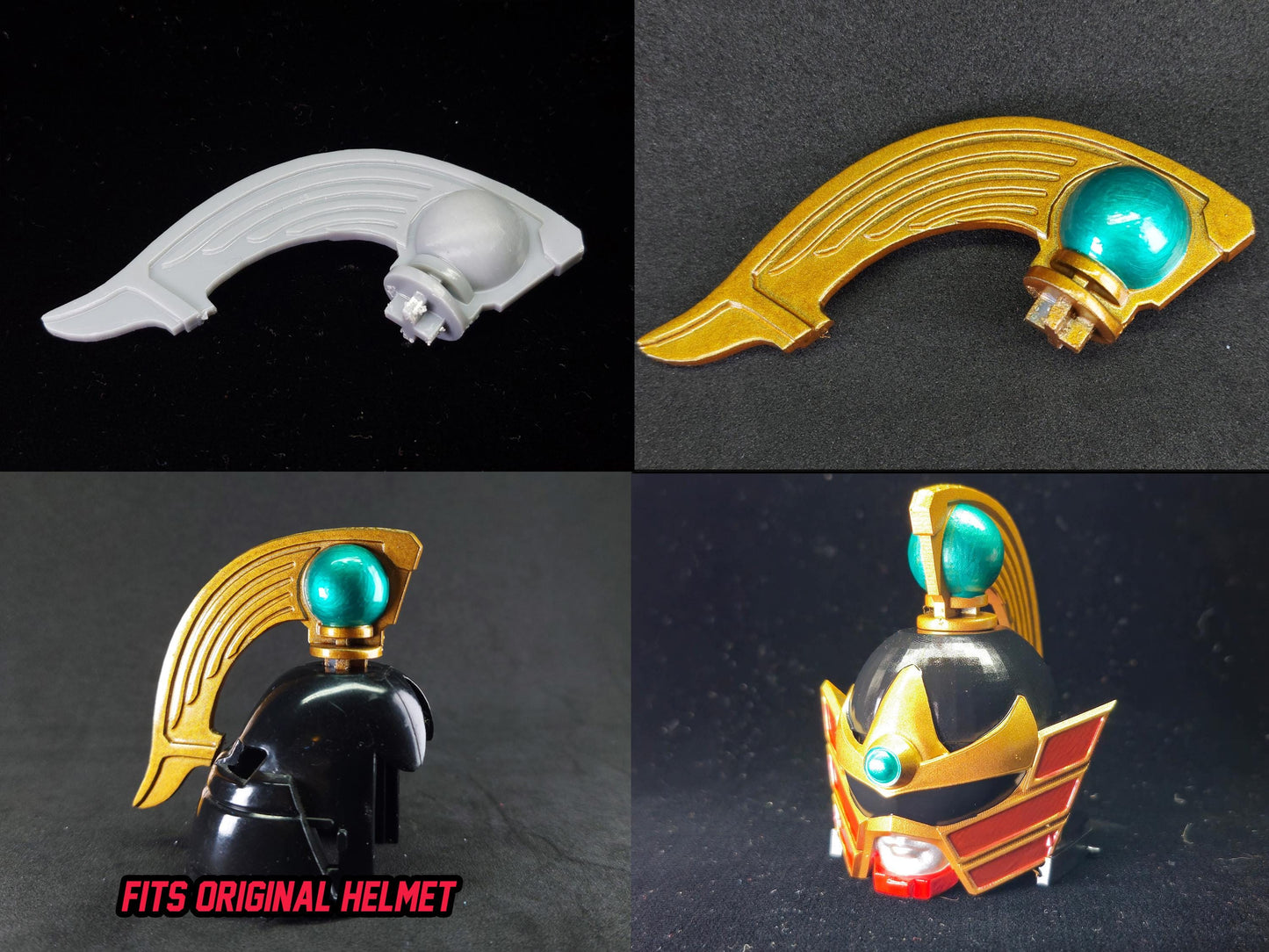 Mighty Morphin Power Rangers Deluxe Thunderzord 3D Printed Replacement Parts | Upgrades [1994]